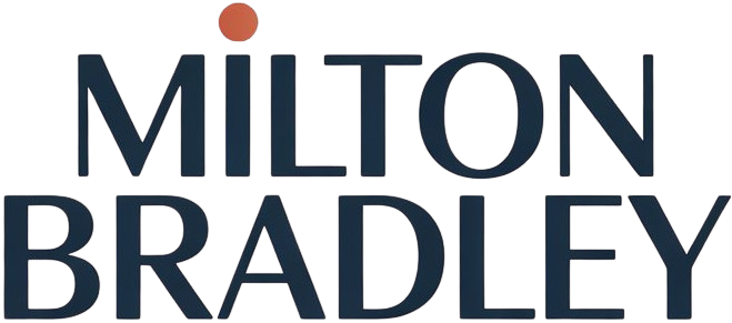 Milton Bradley White Logo